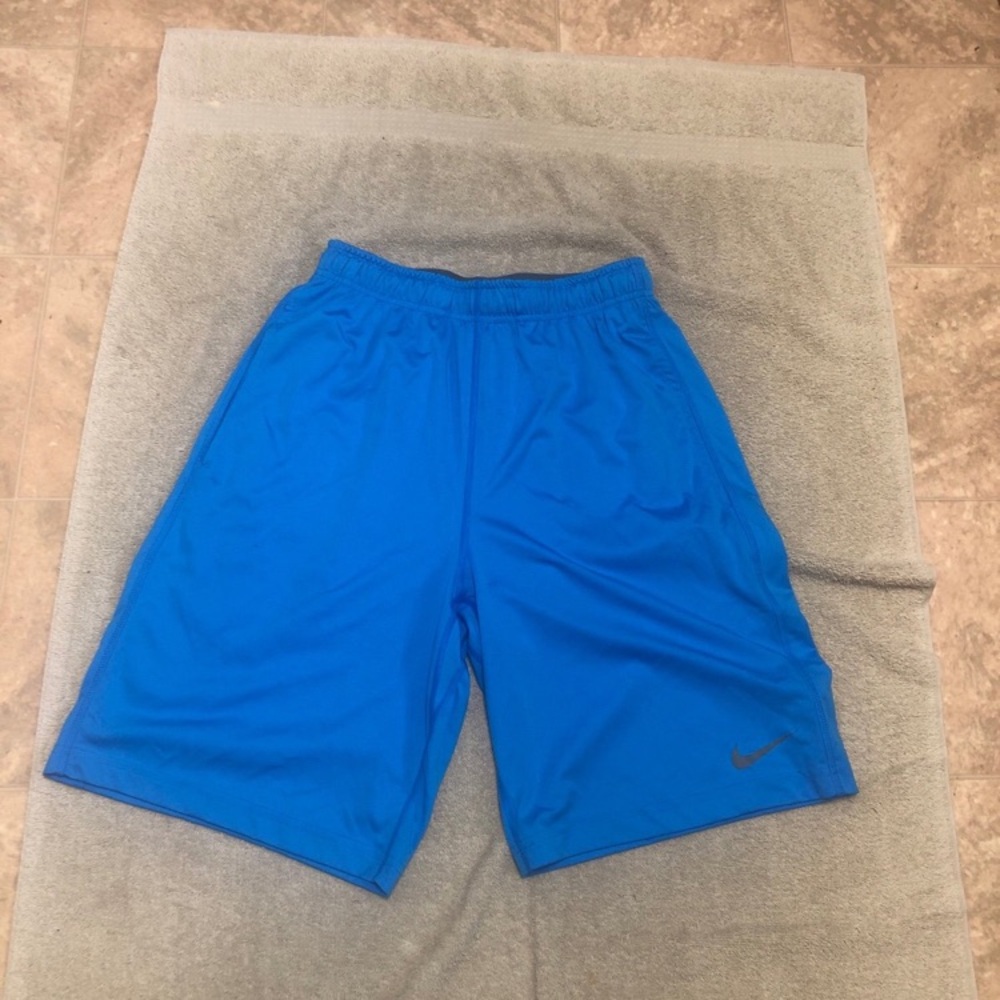 Nike Men's Vibrant Blue Athletic Shorts